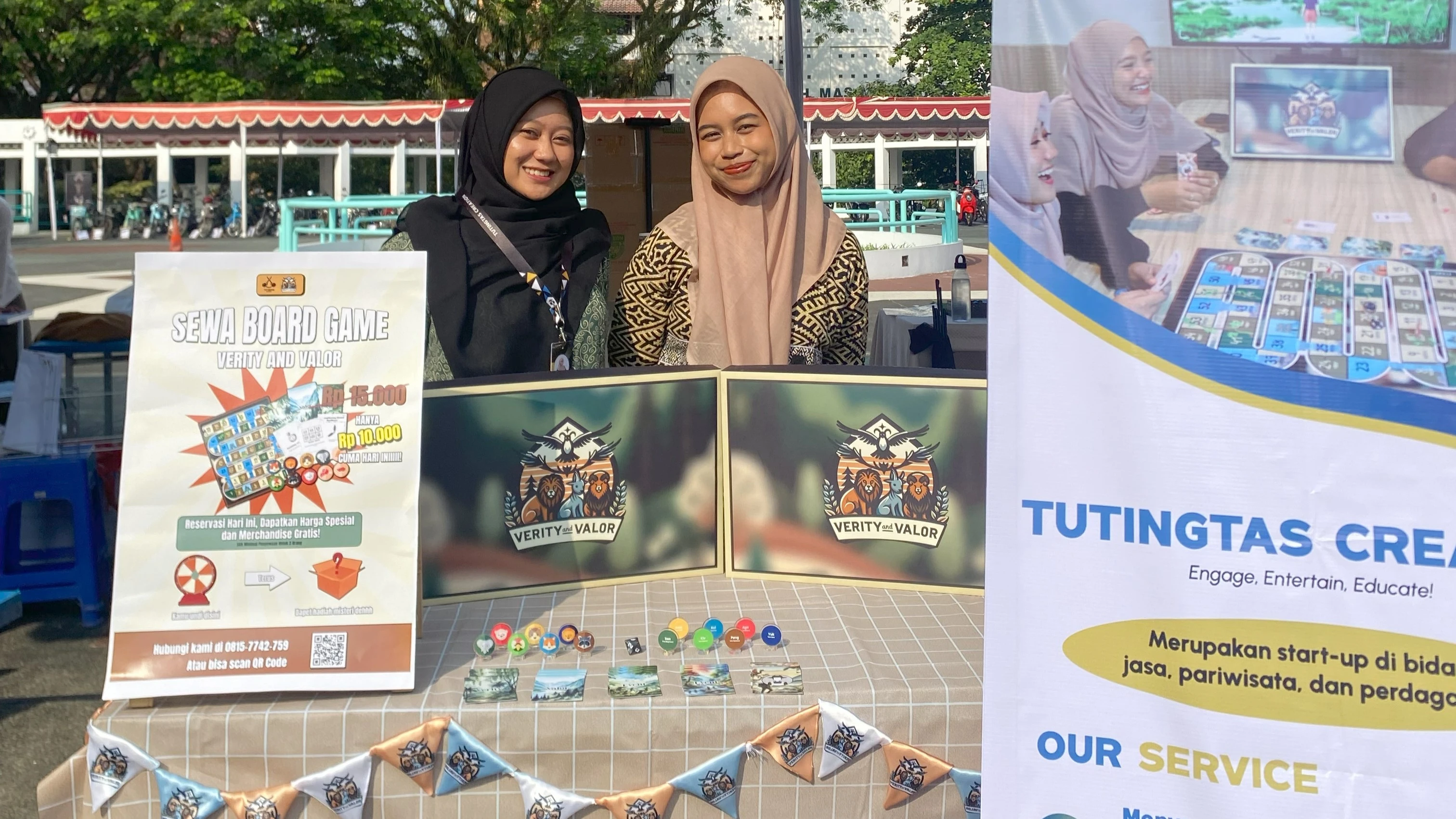 penjualan board game di event ICCS